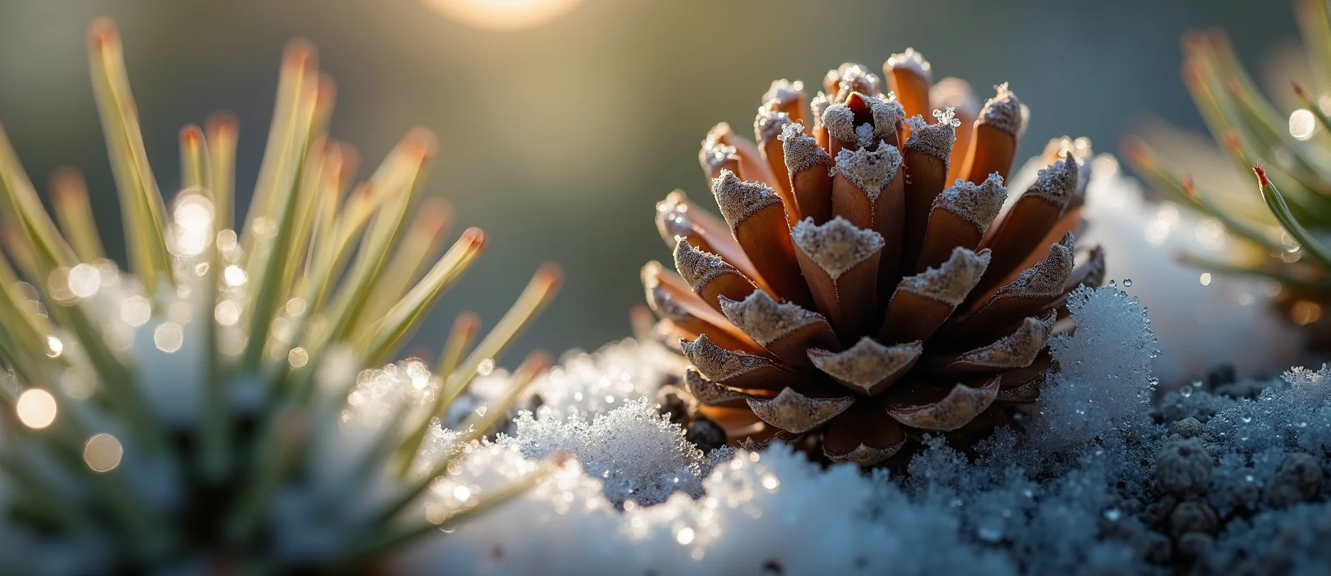 Symbolizing Seed/New Beginning: A local Rabbitbrush opening pine cone. - AI Generated