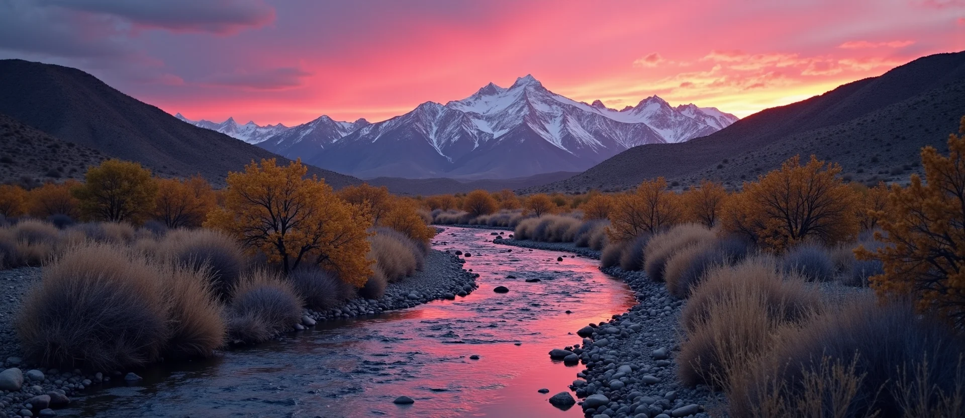 Symbolizing Flow/Cleansing: A local Manzanita babbling mountain creek. - AI Generated