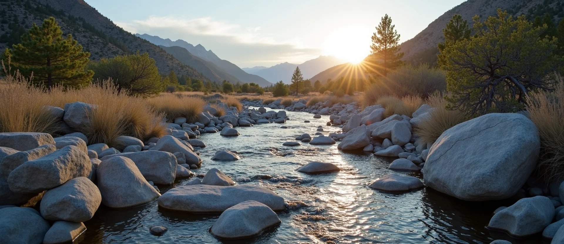 Symbolizing Flow/Cleansing: A local Manzanita smooth Truckee river stones. - AI Generated