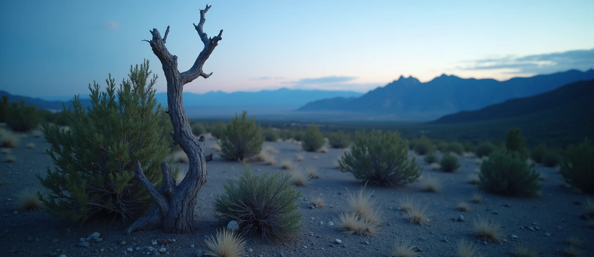 Symbolizing Growth/Resilience: A local Manzanita new branch reaching for the sky. - AI Generated