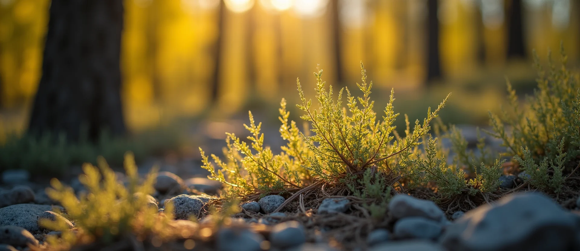 Symbolizing Growth/Resilience: A local Manzanita thriving aspen grove. - AI Generated