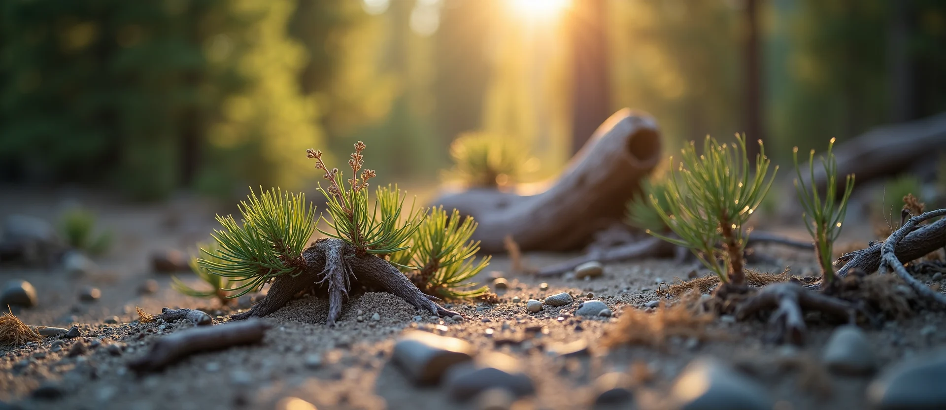 Symbolizing Growth/Resilience: A local Mountain Mahogany gnarled juniper roots. - AI Generated