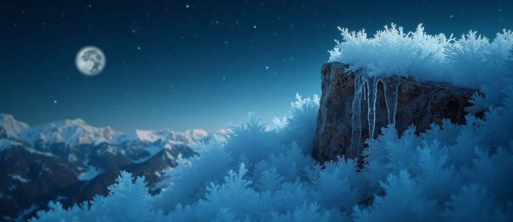 Symbolizing Stability/Peak: A local Mountain Mahogany solid mountain ridge. - AI Generated