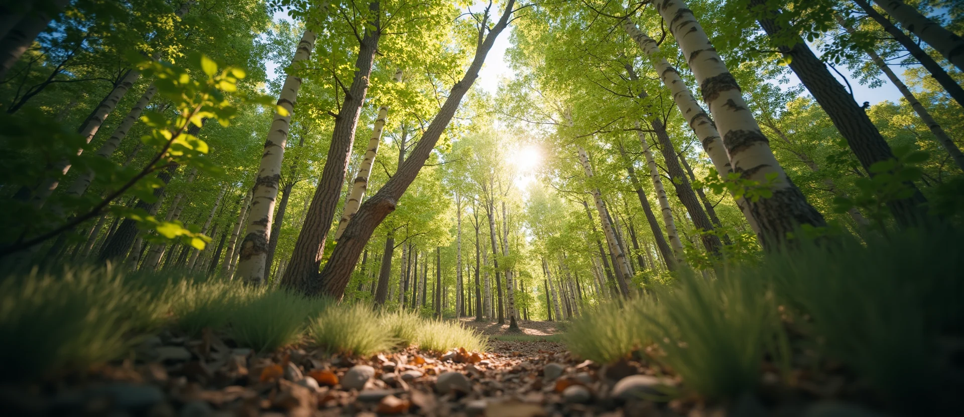 Symbolizing Growth/Resilience: A local Bitterbrush thriving aspen grove. - AI Generated