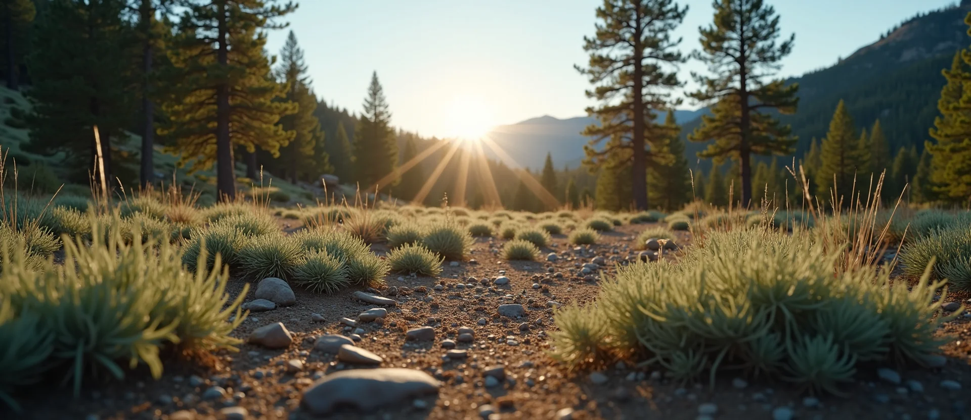 Symbolizing Identity/Local: A local Mountain Mahogany Washoe Valley floor. - AI Generated