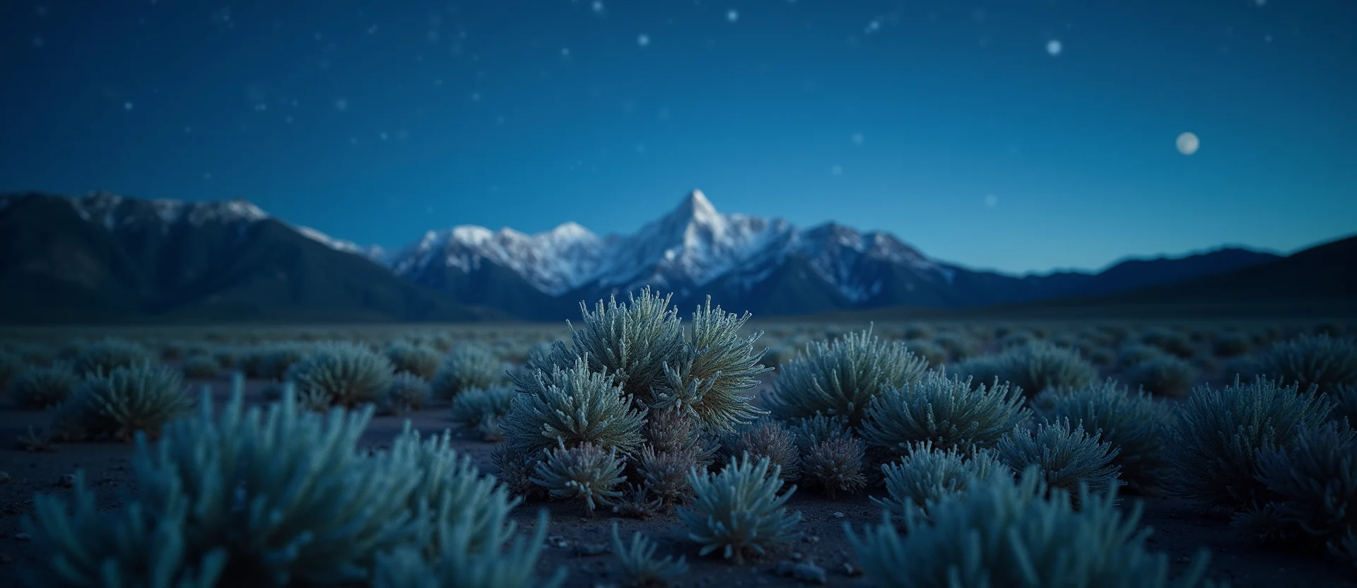Symbolizing Identity/Local: A local Sagebrush (Artemisia tridentata) Peavine Mountain silhouette. - AI Generated