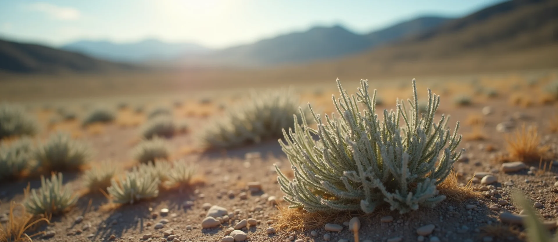 Symbolizing Identity/Local: A local Desert Peach Washoe Valley floor. - AI Generated