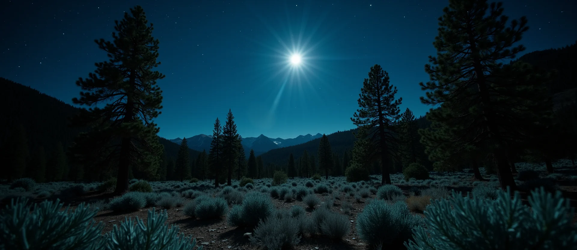 Symbolizing Identity/Local: A local Ponderosa Pine High Desert vista. - AI Generated