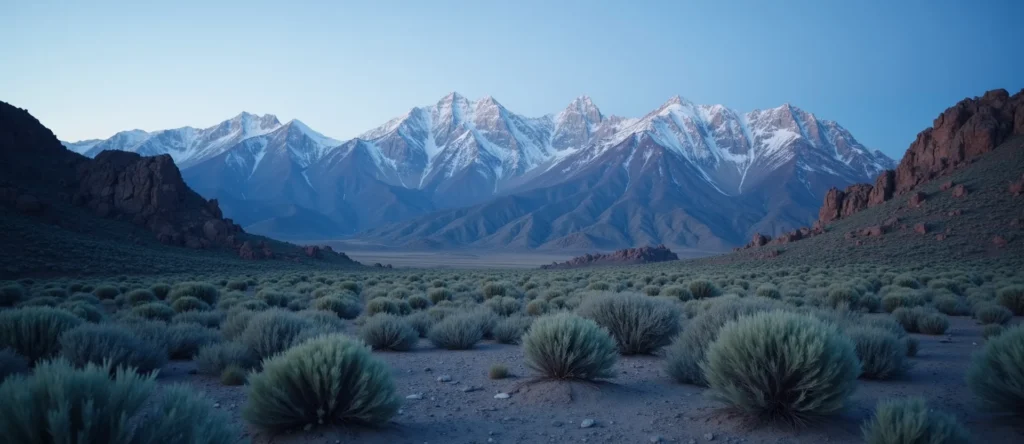 Symbolizing Identity/Local: A local Bitterbrush High Desert vista. - AI Generated
