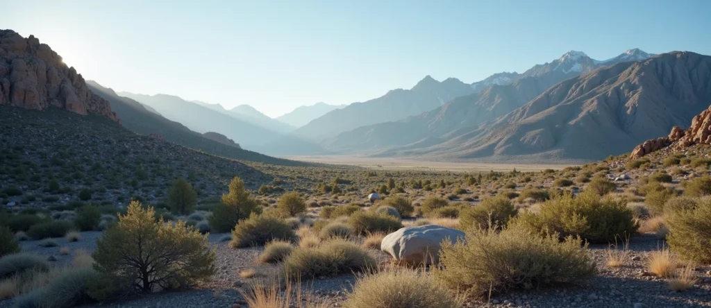 Symbolizing Identity/Local: A local Sierra Juniper High Desert vista. - AI Generated