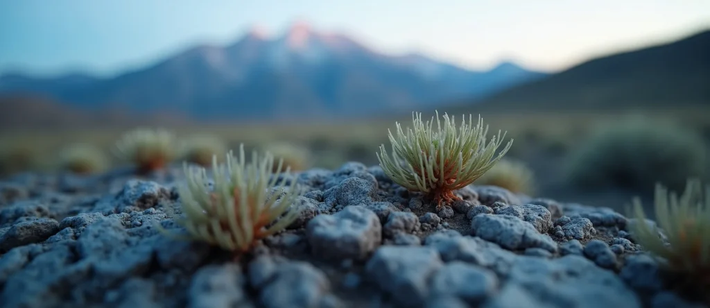 Symbolizing Seed/New Beginning: A local Sagebrush (Artemisia tridentata) sprouting sagebrush seedling. - AI Generated