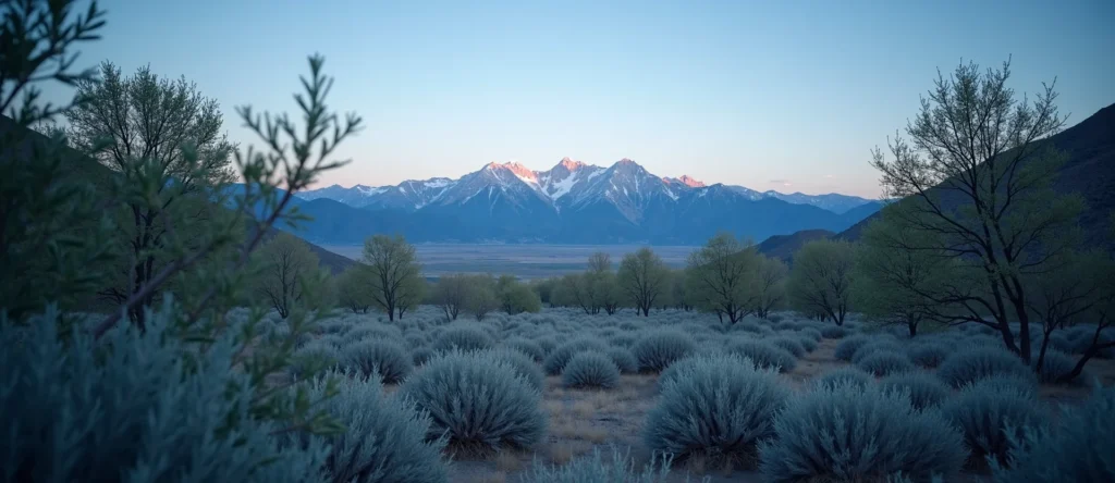 Symbolizing Identity/Local: A local Quaking Aspen High Desert vista. - AI Generated