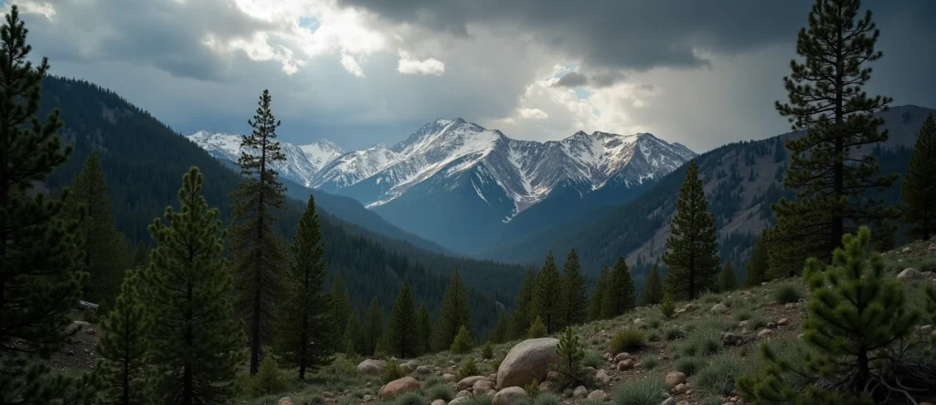 Symbolizing Identity/Local: A local Ponderosa Pine Mt. Rose foothills. - AI Generated