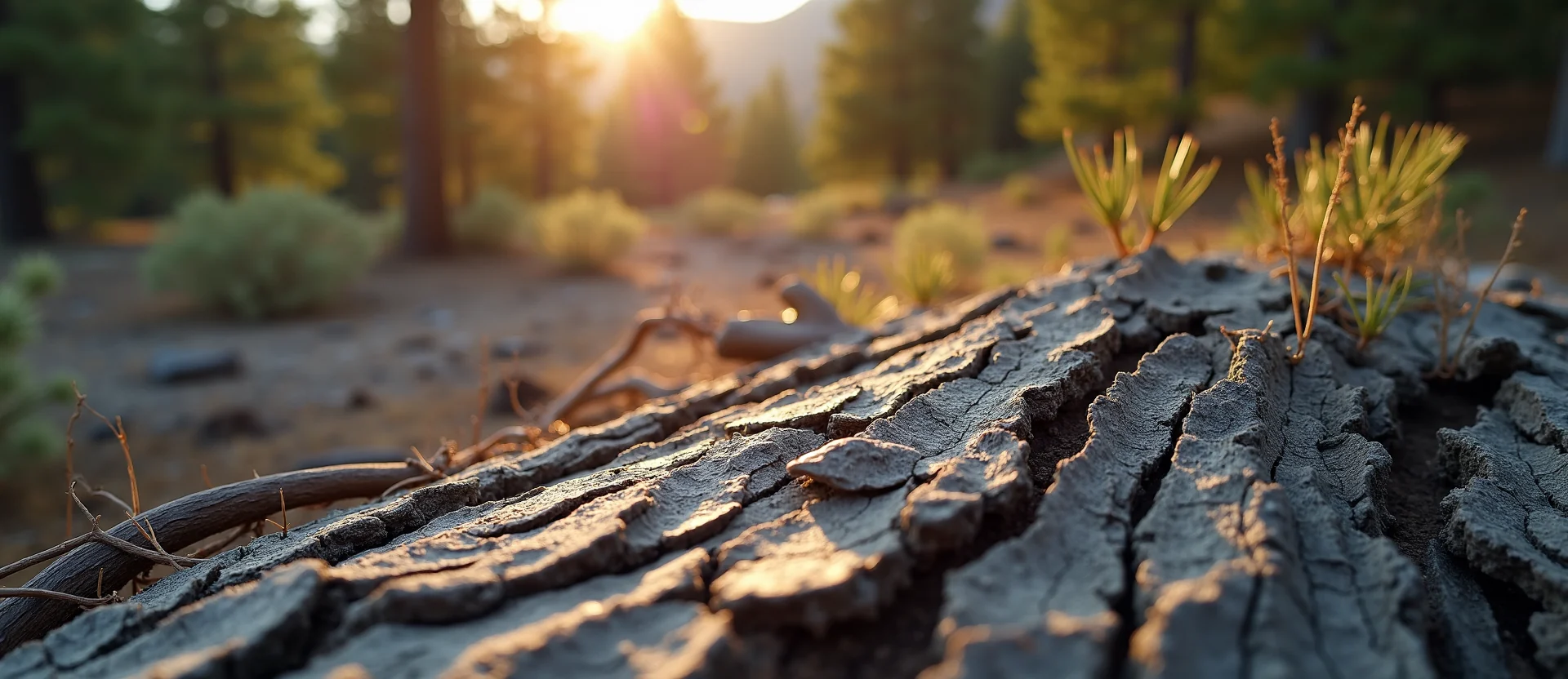 Symbolizing Identity/Local: A local Ponderosa Pine Washoe Valley floor. - AI Generated