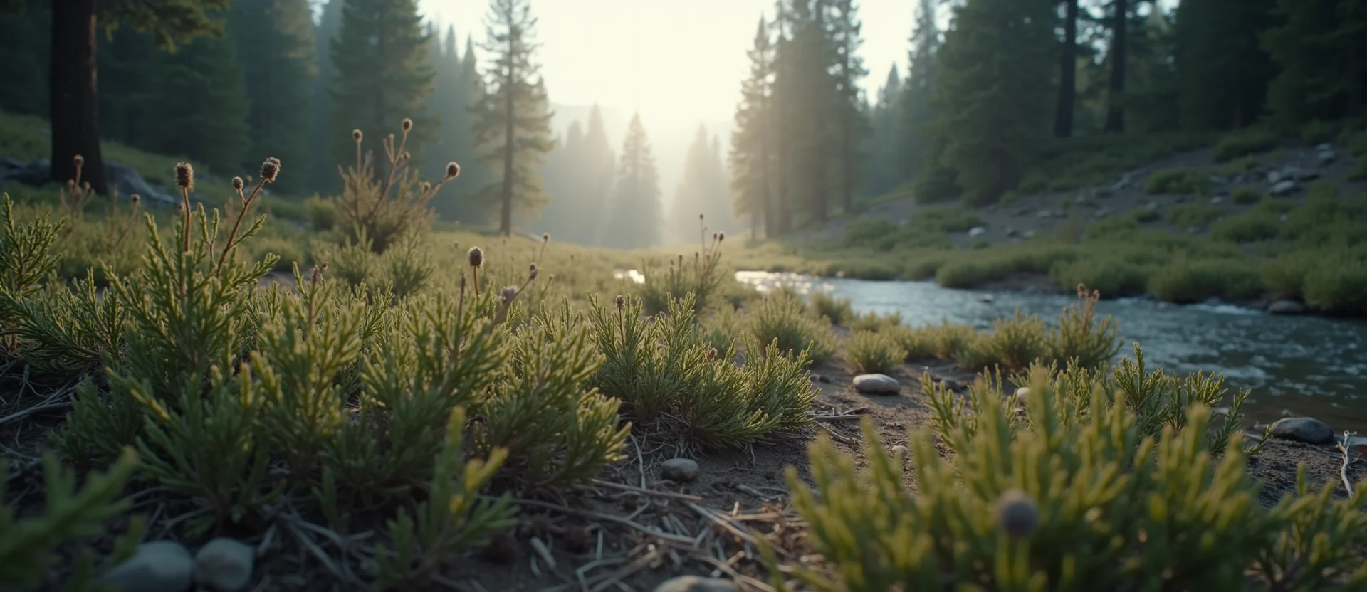 Symbolizing Identity/Local: A local Manzanita Washoe Valley floor. - AI Generated