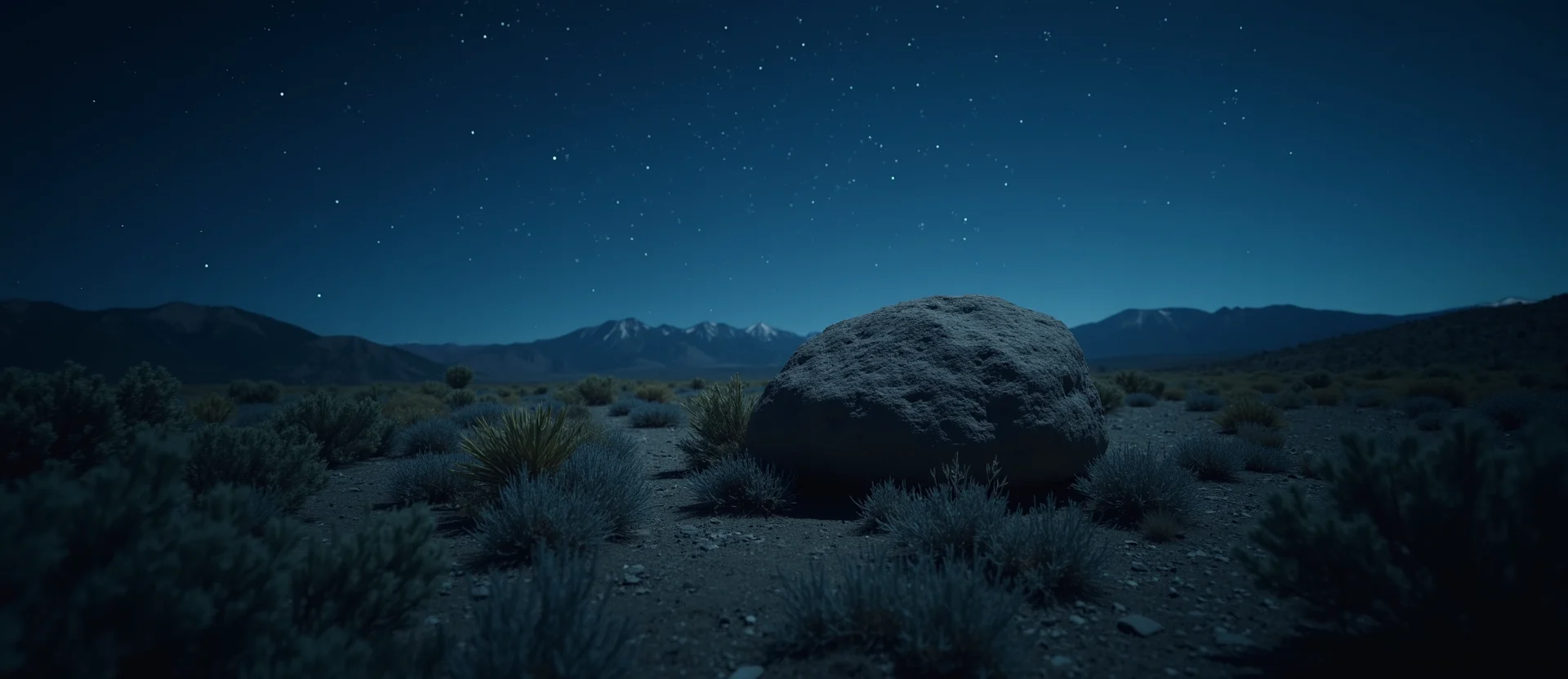 Symbolizing Stability/Peak: A local Sagebrush (Artemisia tridentata) unshakable boulder. - AI Generated