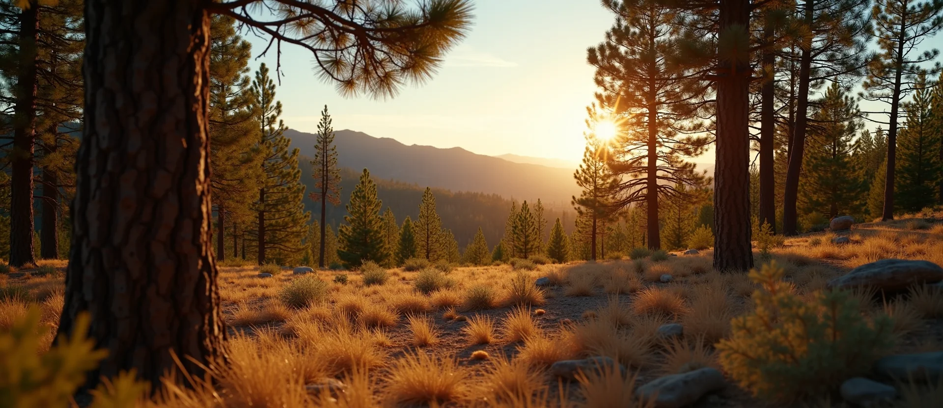 Symbolizing Identity/Local: A local Ponderosa Pine Peavine Mountain silhouette. - AI Generated