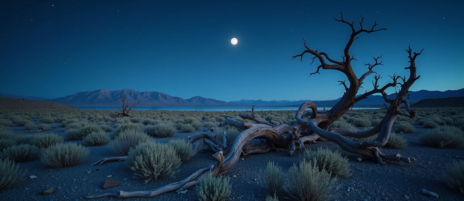 Symbolizing Growth/Resilience: A local Indian Paintbrush gnarled juniper roots. - AI Generated
