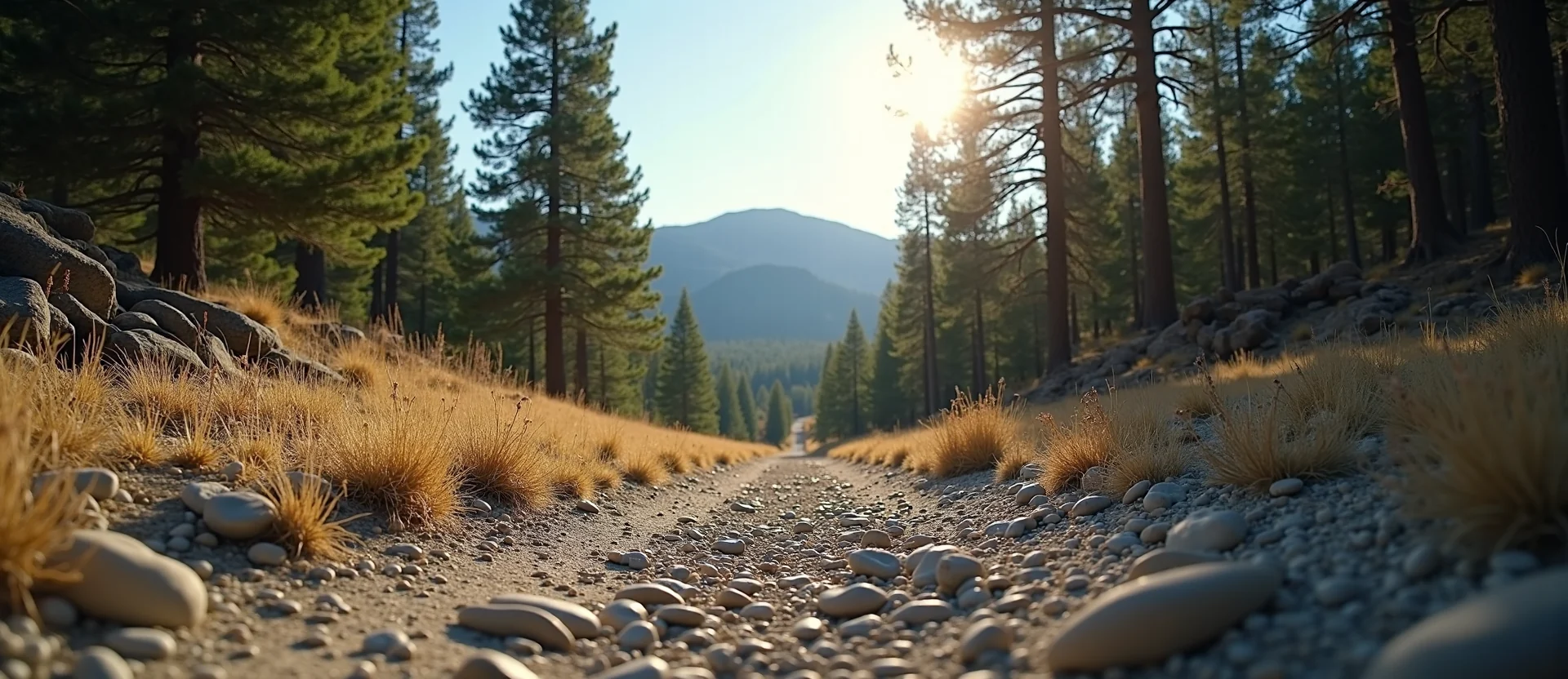 Symbolizing Identity/Local: A local Ponderosa Pine Mt. Rose foothills. - AI Generated