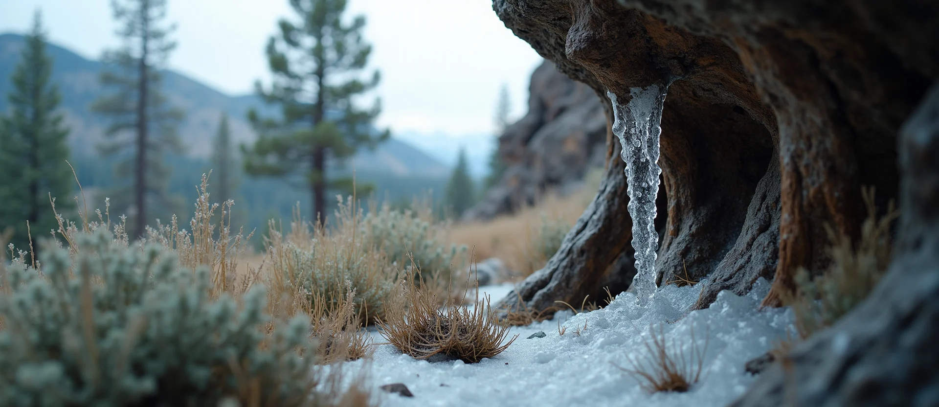 Symbolizing Growth/Resilience: A local Quaking Aspen gnarled juniper roots. - AI Generated