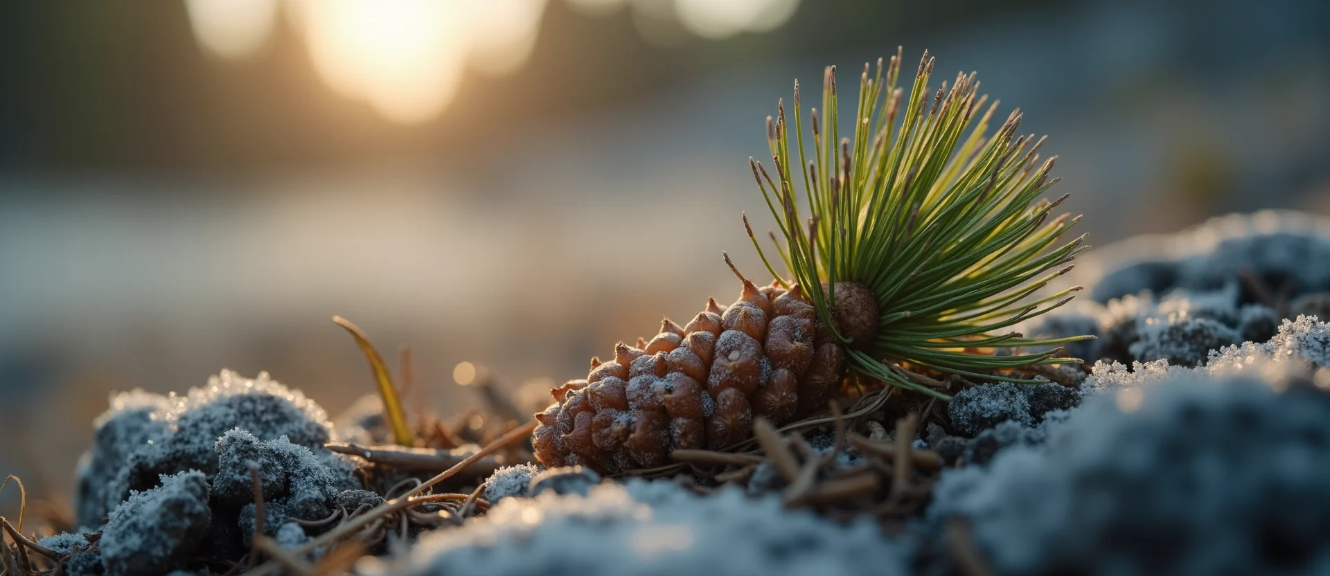 Symbolizing Seed/New Beginning: A local Bitterbrush single pine seed on dry earth. - AI Generated