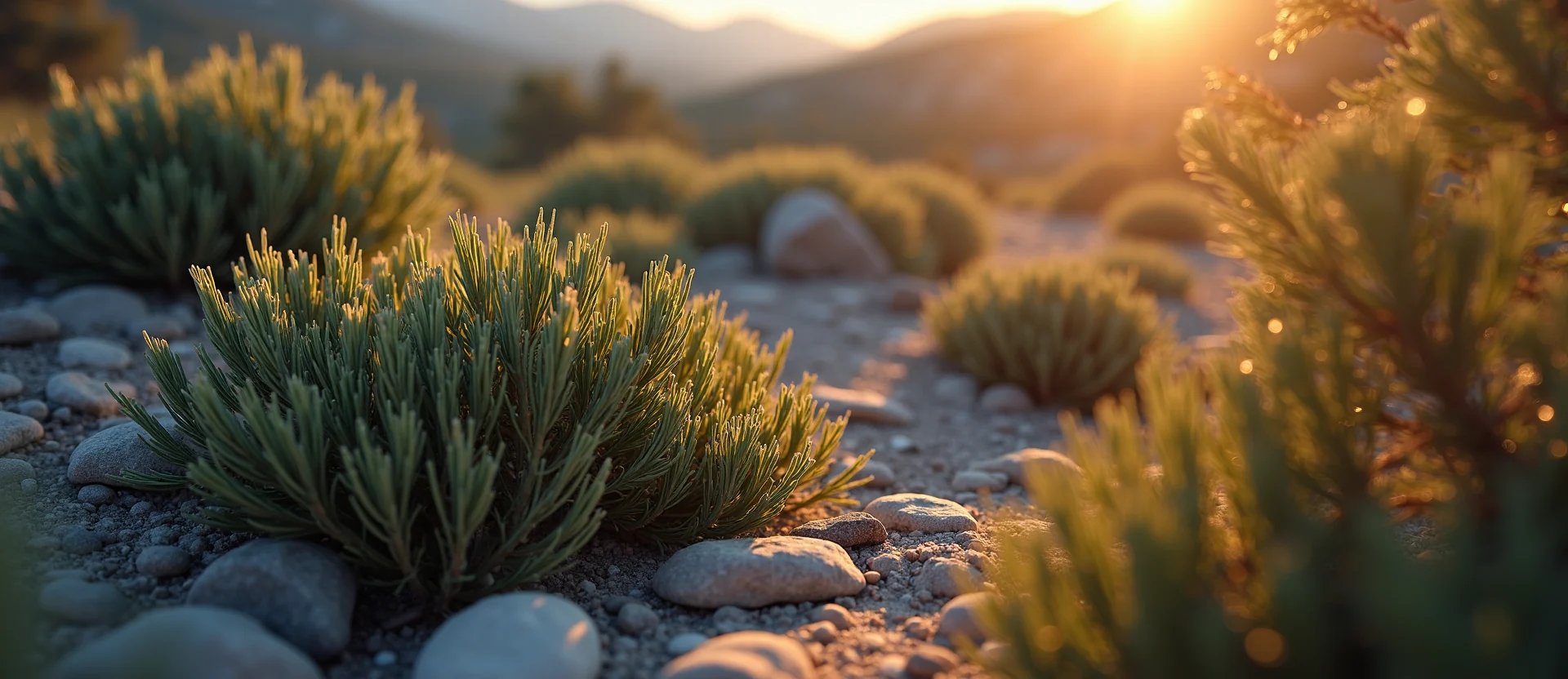 Symbolizing Stability/Peak: A local Sierra Juniper solid mountain ridge. - AI Generated