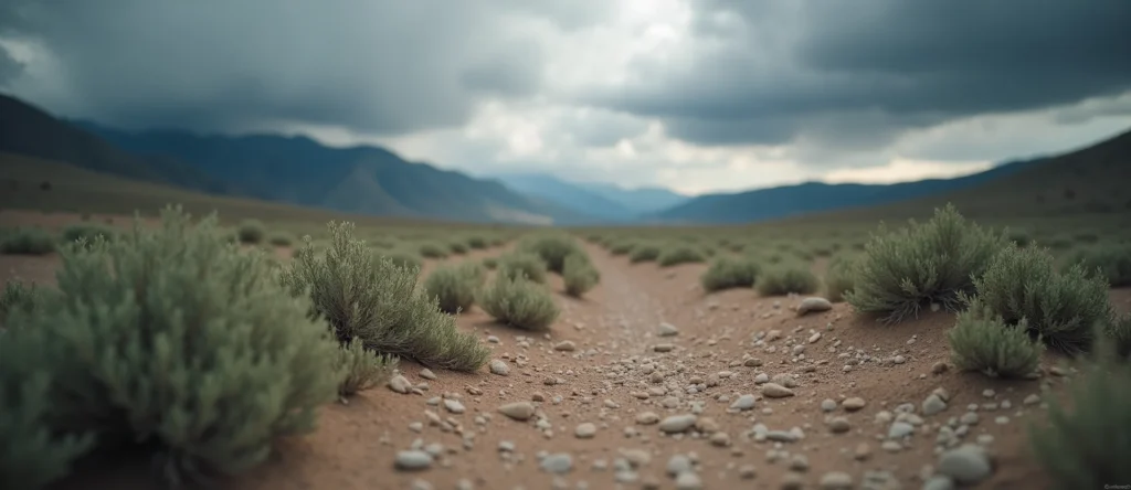 Symbolizing Identity/Local: A local Sagebrush (Artemisia tridentata) Washoe Valley floor. - AI Generated
