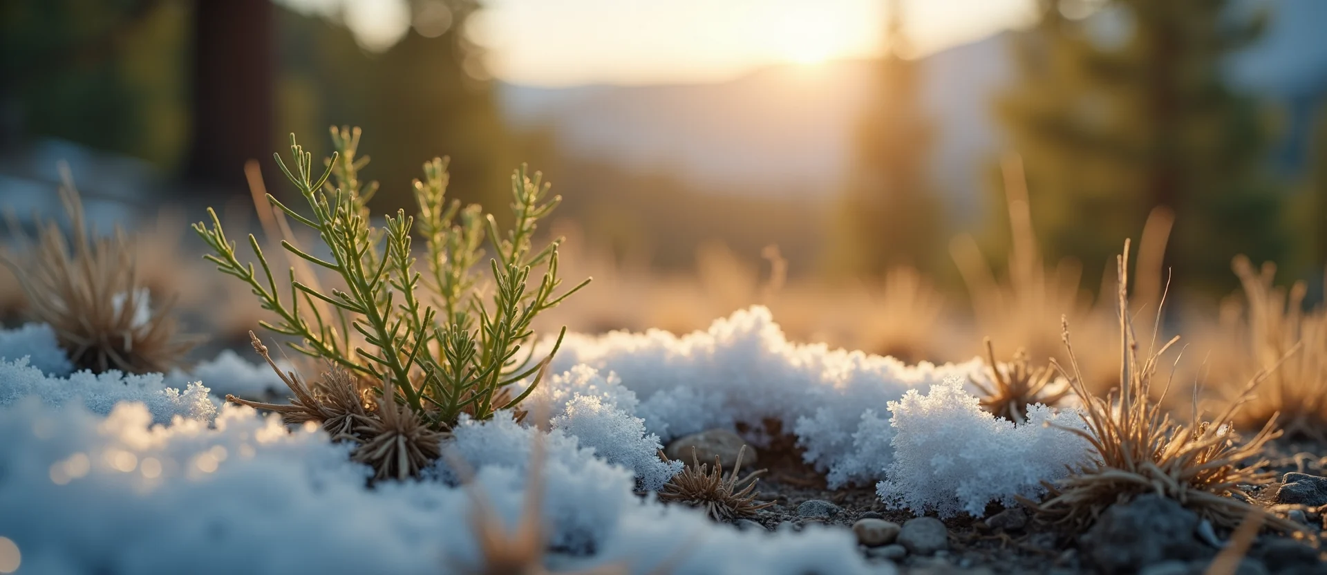 Symbolizing Seed/New Beginning: A local Bitterbrush sprouting sagebrush seedling. - AI Generated