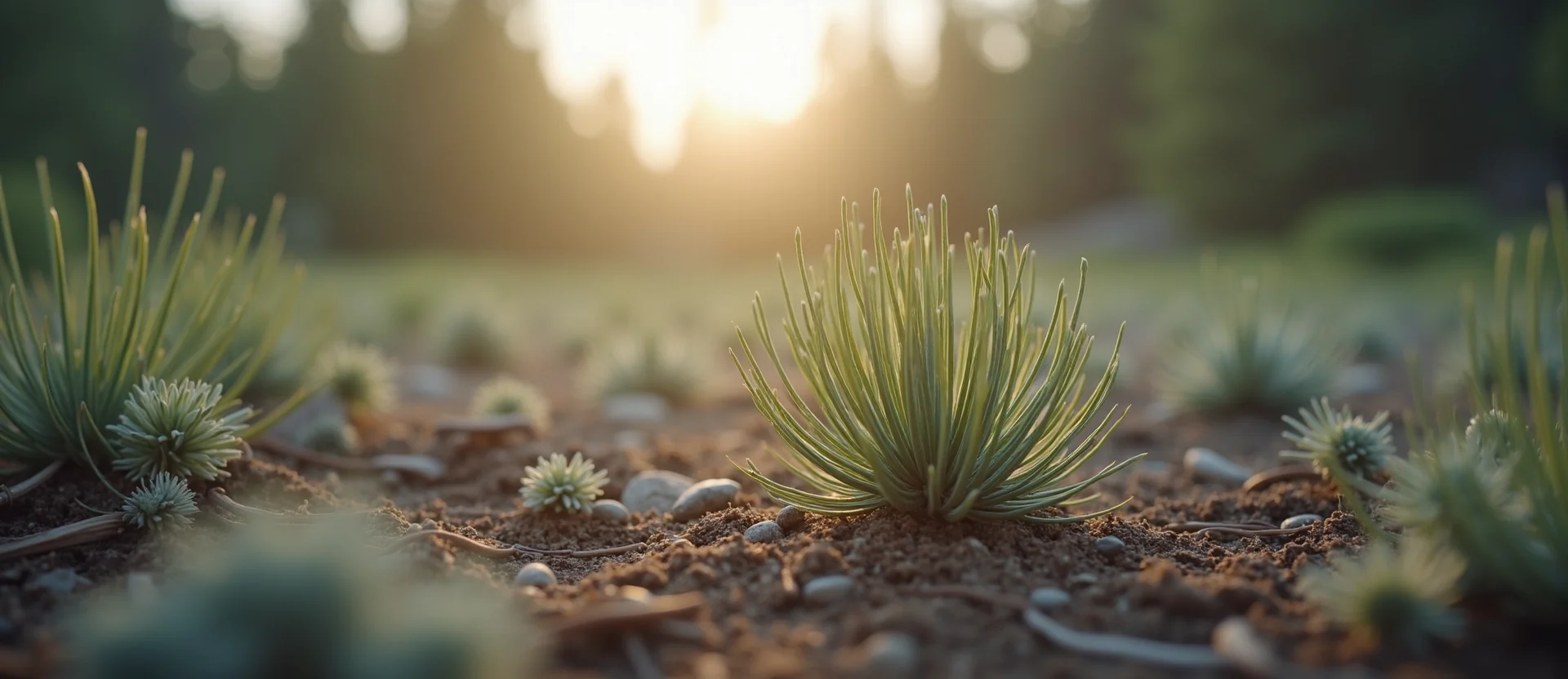 Symbolizing Seed/New Beginning: A local Sagebrush (Artemisia tridentata) single pine seed on dry earth. - AI Generated