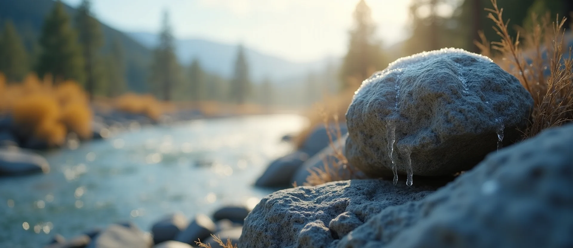 Symbolizing Stability/Peak: A local Desert Peach unshakable boulder. - AI Generated