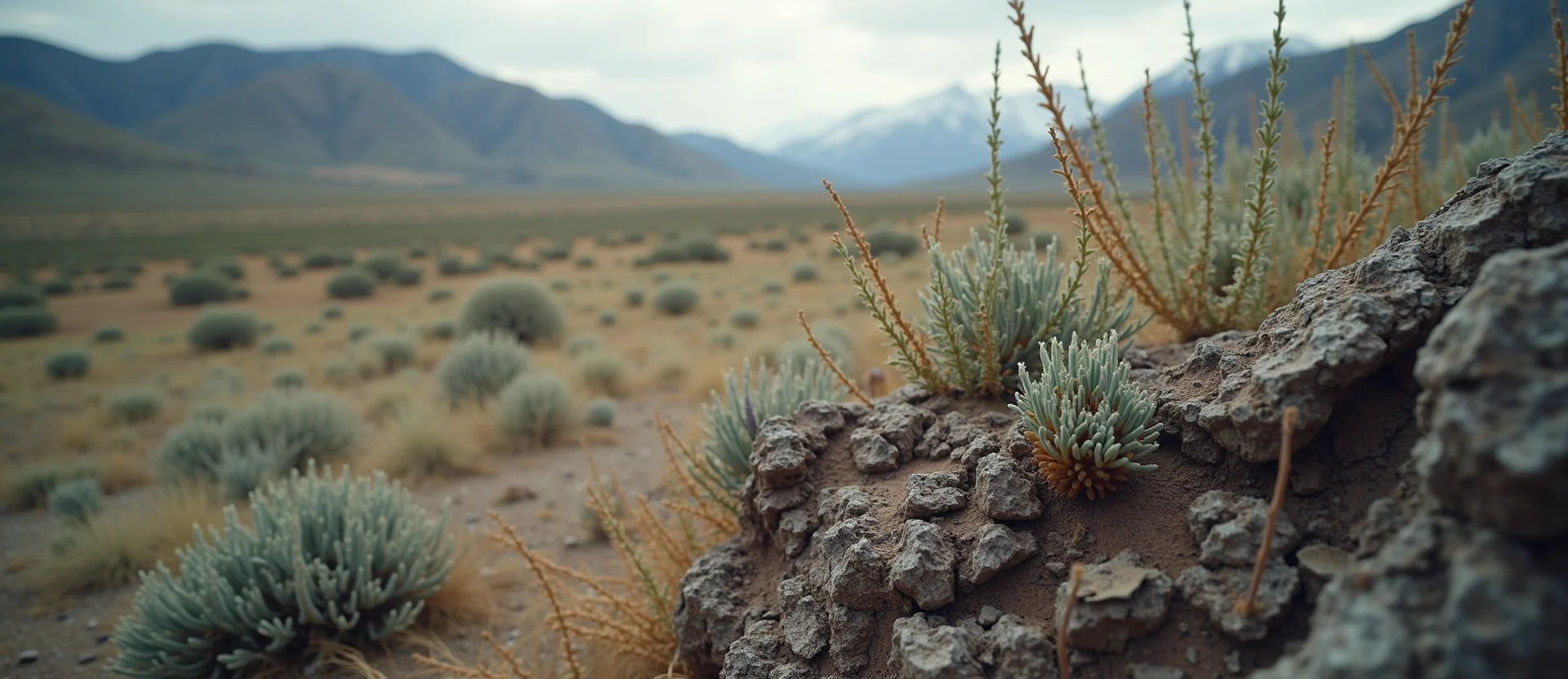 Symbolizing Identity/Local: A local Indian Paintbrush High Desert vista. - AI Generated