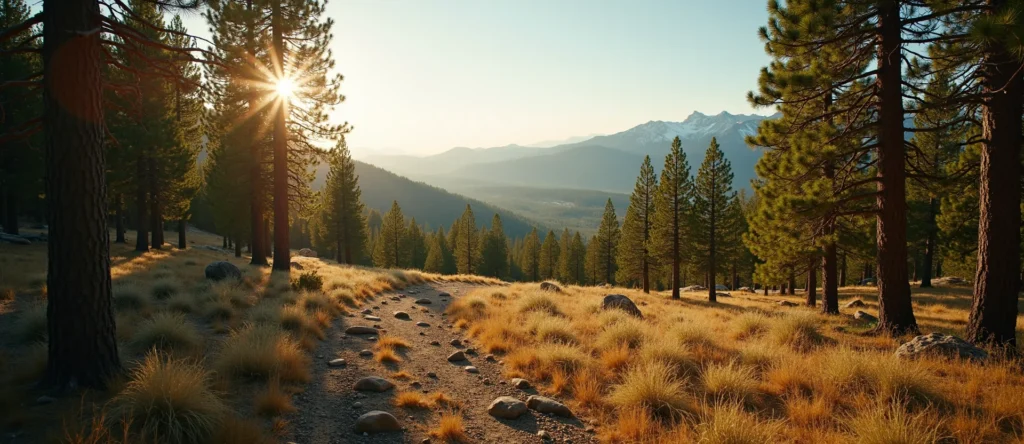Symbolizing Identity/Local: A local Ponderosa Pine Mt. Rose foothills. - AI Generated