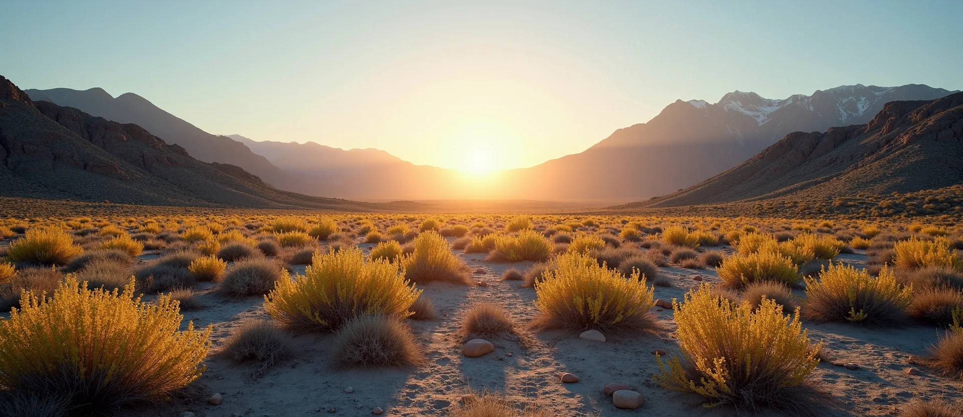 Symbolizing Identity/Local: A local Indian Paintbrush High Desert vista. - AI Generated