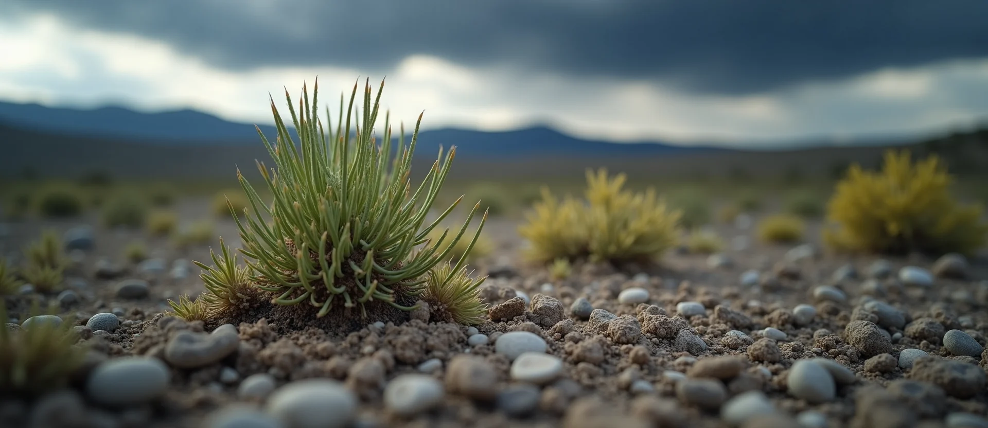Symbolizing Seed/New Beginning: A local Quaking Aspen sprouting sagebrush seedling. - AI Generated