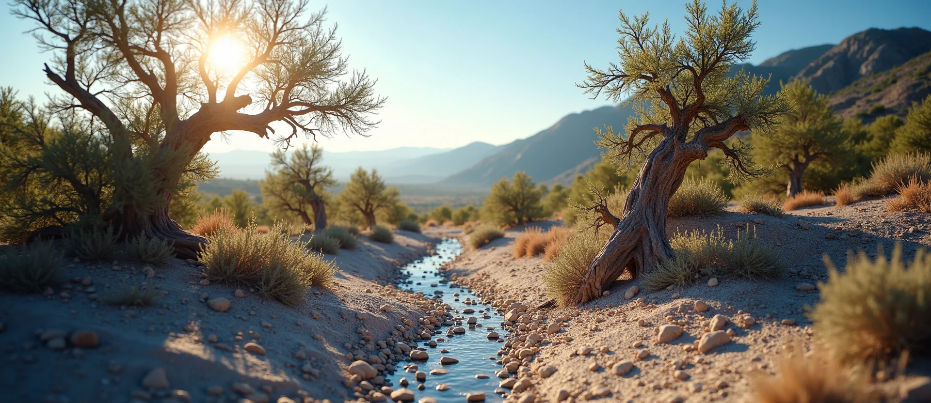 Symbolizing Growth/Resilience: A local Mountain Mahogany gnarled juniper roots. - AI Generated