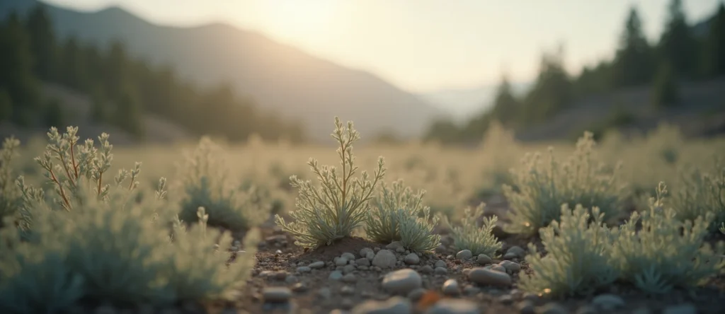 Symbolizing Identity/Local: A local Sagebrush (Artemisia tridentata) Washoe Valley floor. - AI Generated