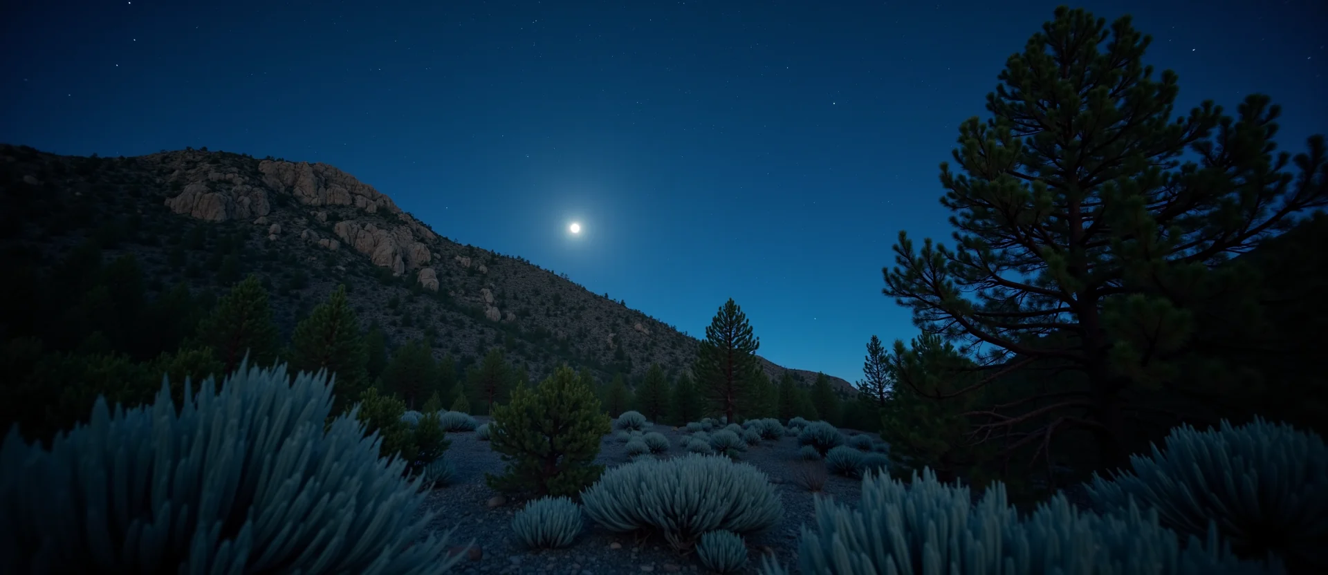 Symbolizing Identity/Local: A local Sierra Juniper Peavine Mountain silhouette. - AI Generated