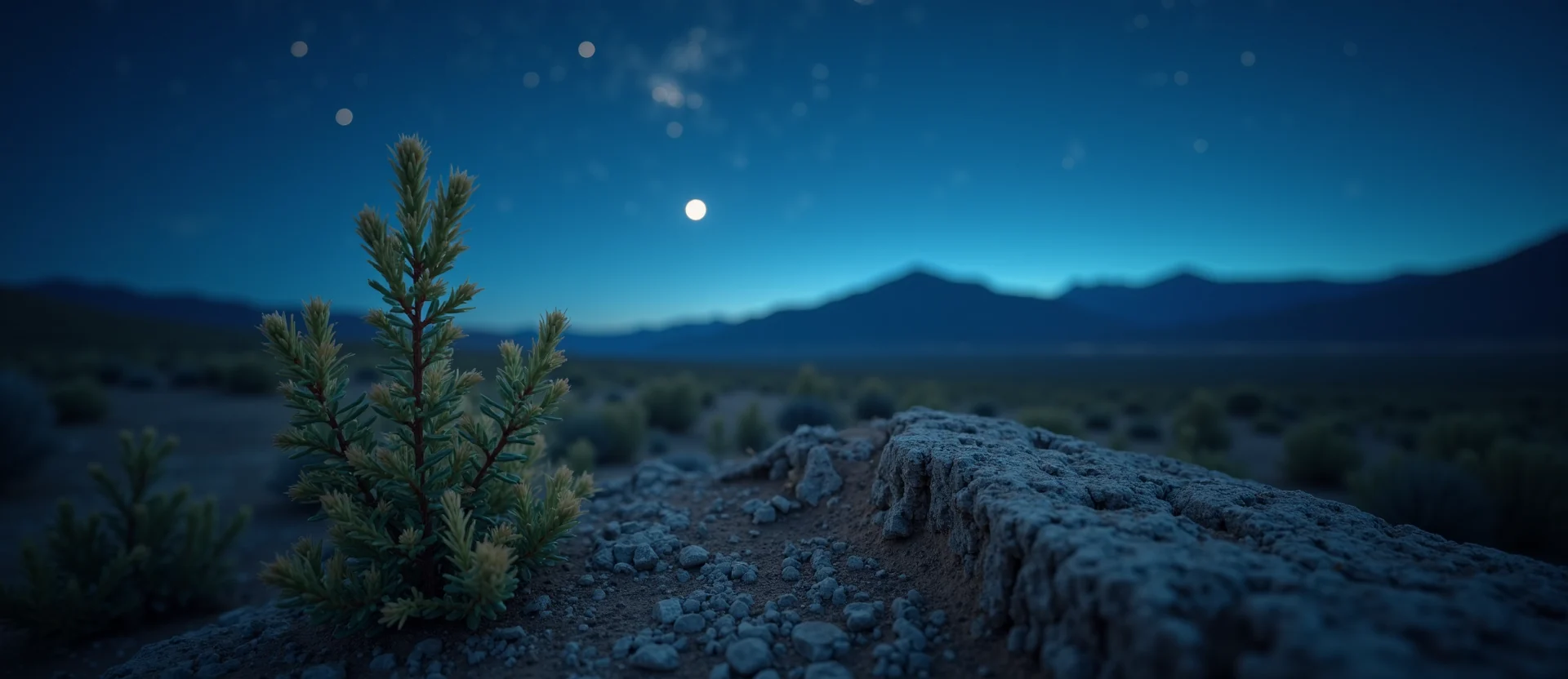 Symbolizing Seed/New Beginning: A local Bitterbrush sprouting sagebrush seedling. - AI Generated