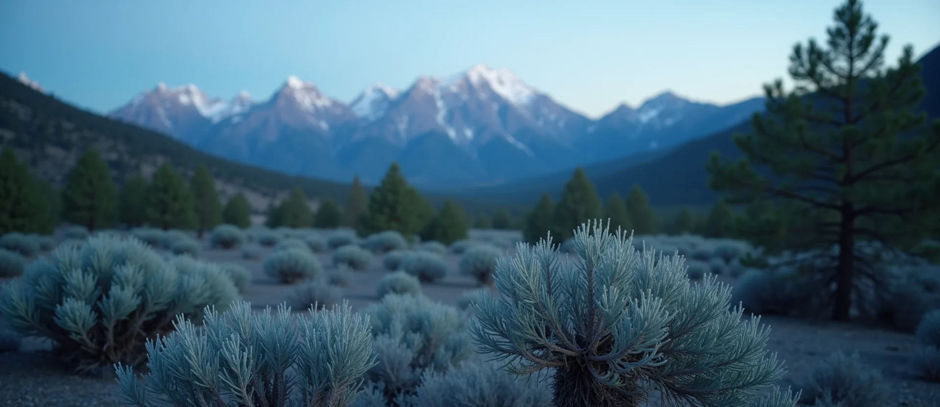 Symbolizing Identity/Local: A local Sierra Juniper Sierra Nevada skyline. - AI Generated