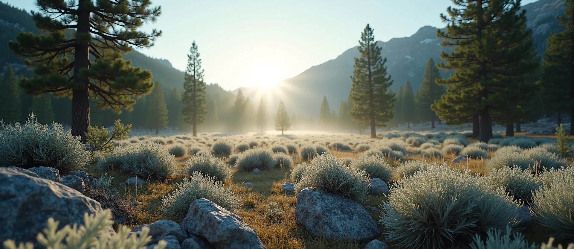 Symbolizing Identity/Local: A local Ponderosa Pine Mt. Rose foothills. - AI Generated