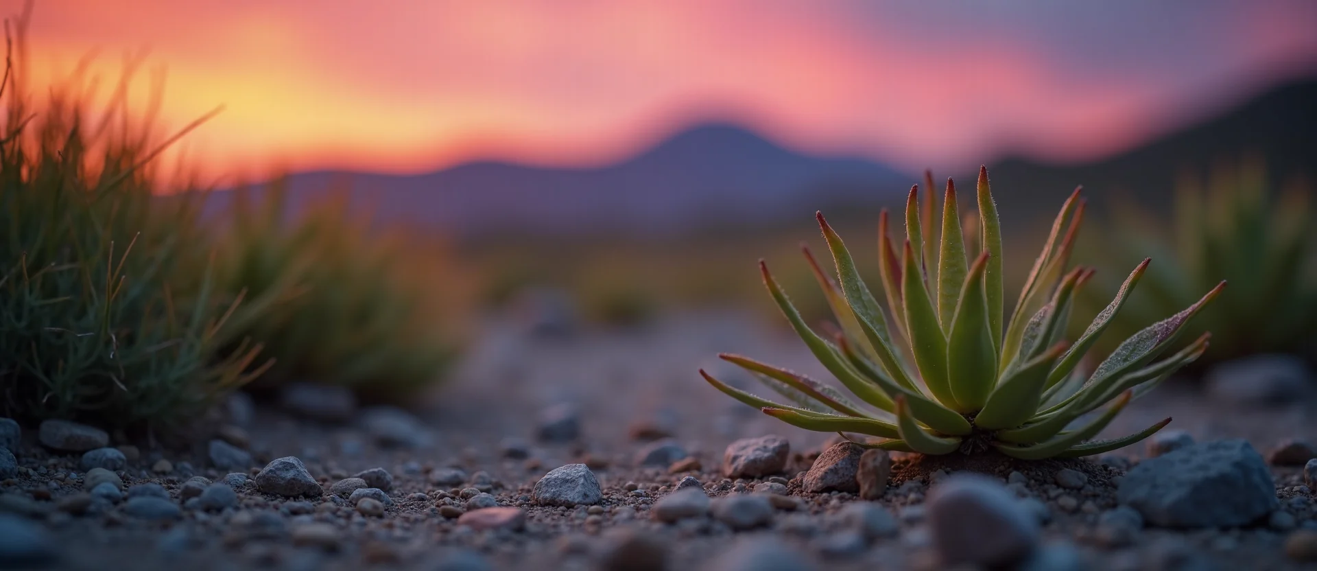 Symbolizing Flow/Cleansing: A local Rabbitbrush raindrops on desert leaves. - AI Generated