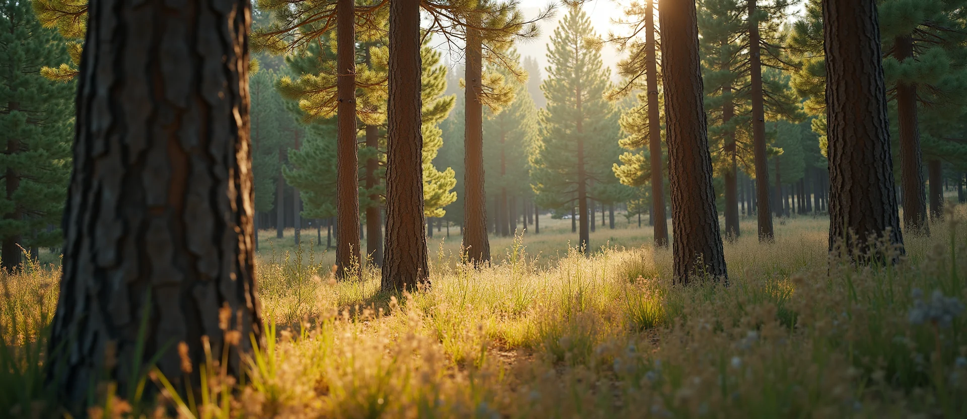 Symbolizing Growth/Resilience: A local Rabbitbrush thriving aspen grove. - AI Generated
