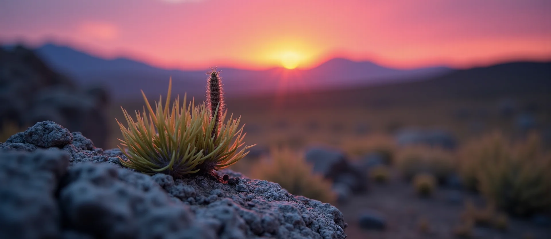 Symbolizing Seed/New Beginning: A local Rabbitbrush sprouting sagebrush seedling. - AI Generated