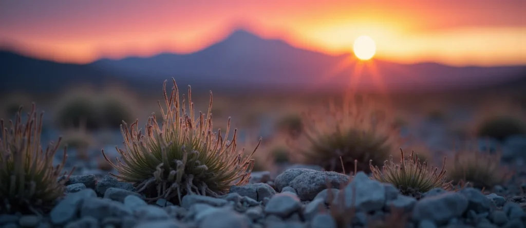 Symbolizing Seed/New Beginning: A local Sagebrush (Artemisia tridentata) sprouting sagebrush seedling. - AI Generated