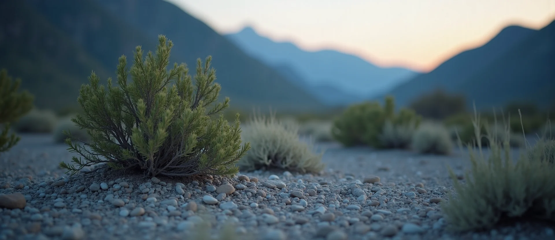Symbolizing Growth/Resilience: A local Bitterbrush tree growing out of a rock cleft. - AI Generated