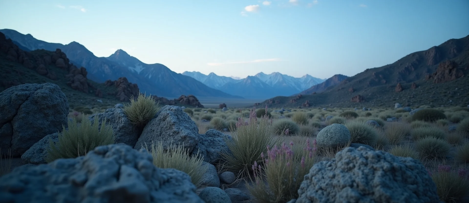 Symbolizing Identity/Local: A local Indian Paintbrush High Desert vista. - AI Generated