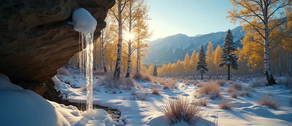 Symbolizing Growth/Resilience: A local Quaking Aspen thriving aspen grove. - AI Generated