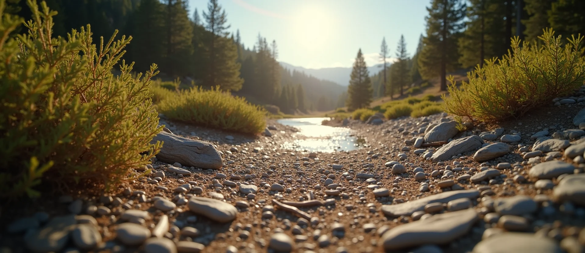 Symbolizing Identity/Local: A local Manzanita Washoe Valley floor. - AI Generated
