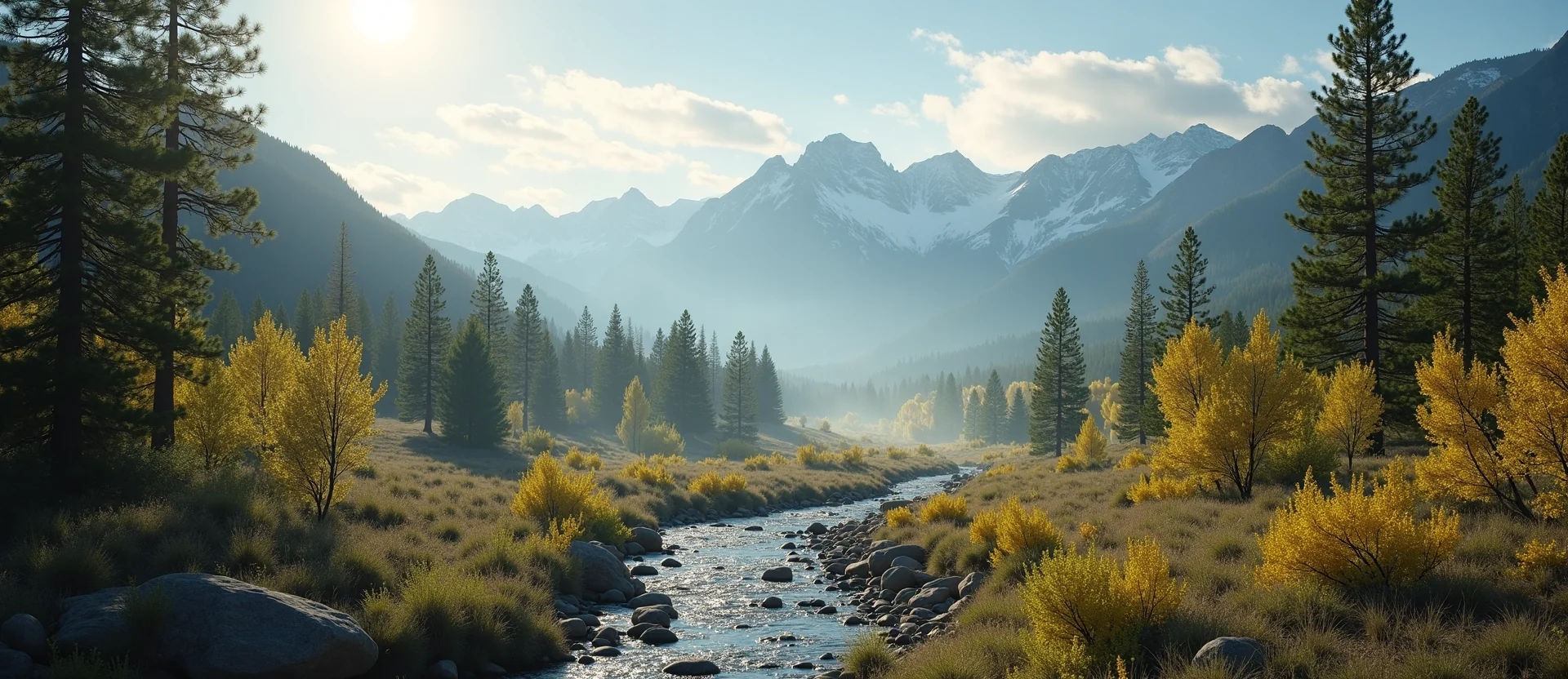 Symbolizing Identity/Local: A local Sierra Juniper Sierra Nevada skyline. - AI Generated