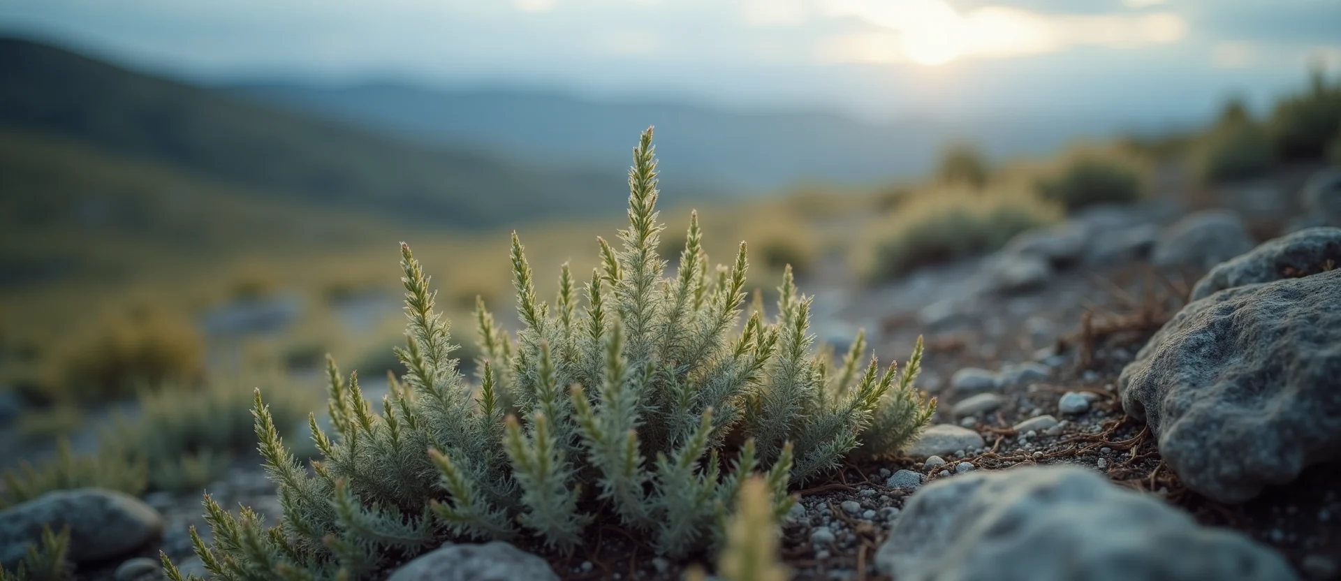 Symbolizing Identity/Local: A local Mountain Mahogany Mt. Rose foothills. - AI Generated
